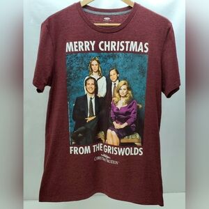 Griswold Family Christmas “Christmas Vacation” Shirt M Merry Christmas Card